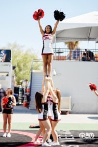 Cheerleader Performance at DLVEC